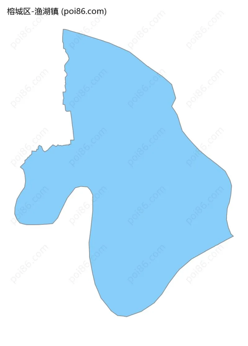 渔湖镇边界地图