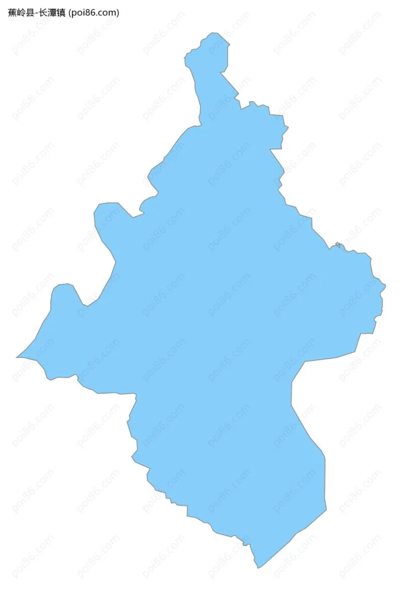 长潭镇边界地图