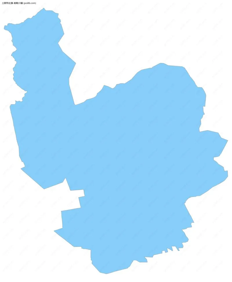 敕勒川镇边界地图