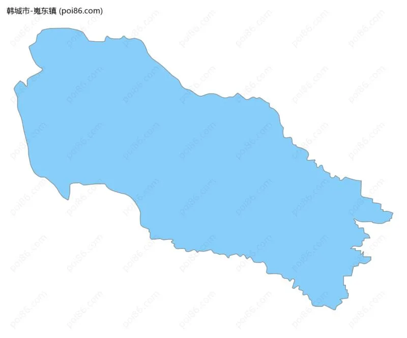 嵬东镇边界地图