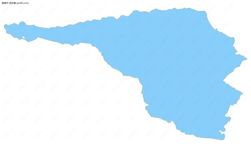 西庄镇边界地图