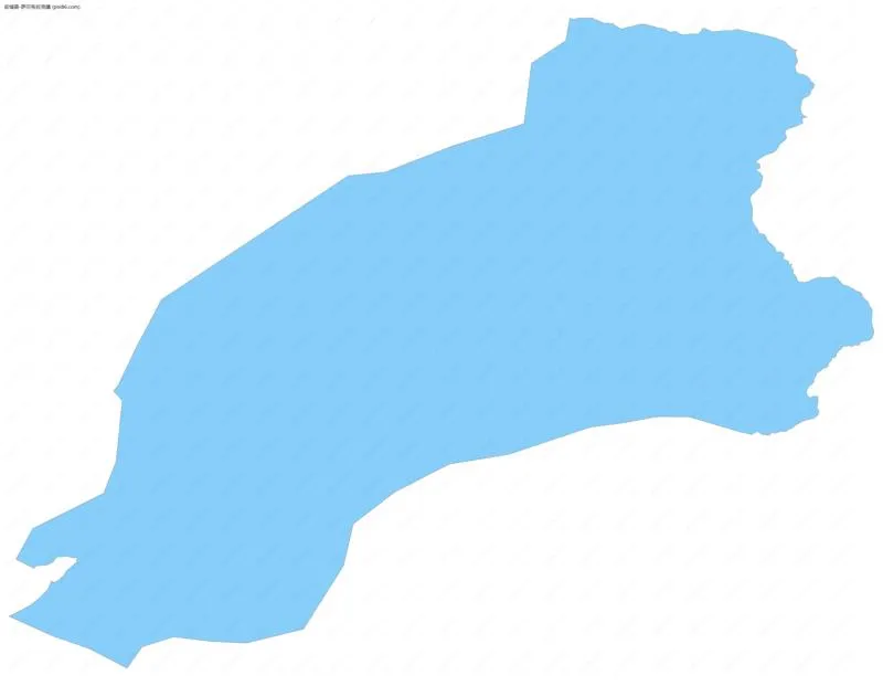 萨尔布拉克镇边界地图