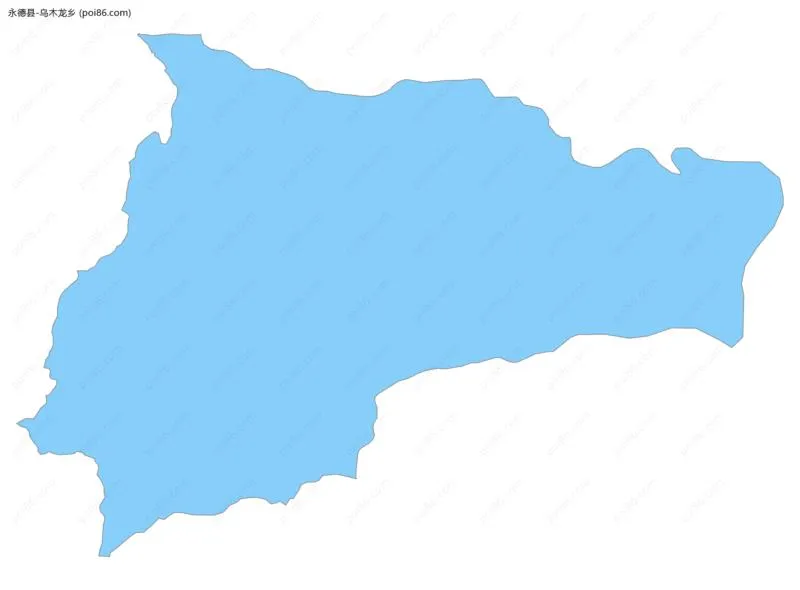 乌木龙乡边界地图