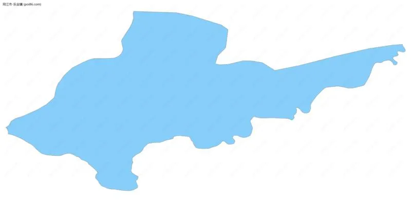 乐业镇边界地图