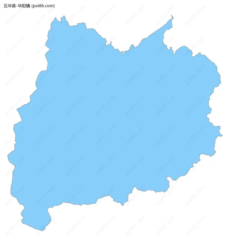 华阳镇边界地图