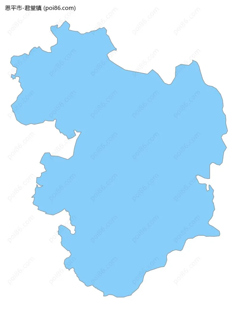 君堂镇边界地图