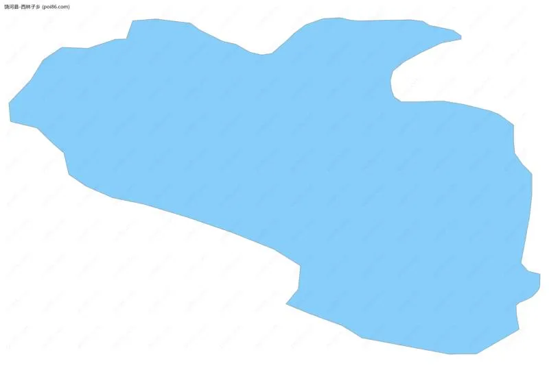 西林子乡边界地图