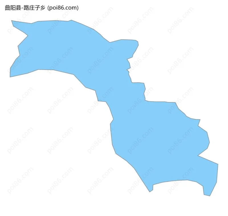 路庄子乡边界地图