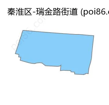 瑞金路街道边界地图