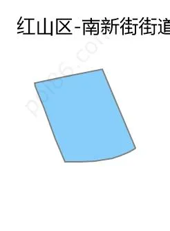 南新街街道边界地图