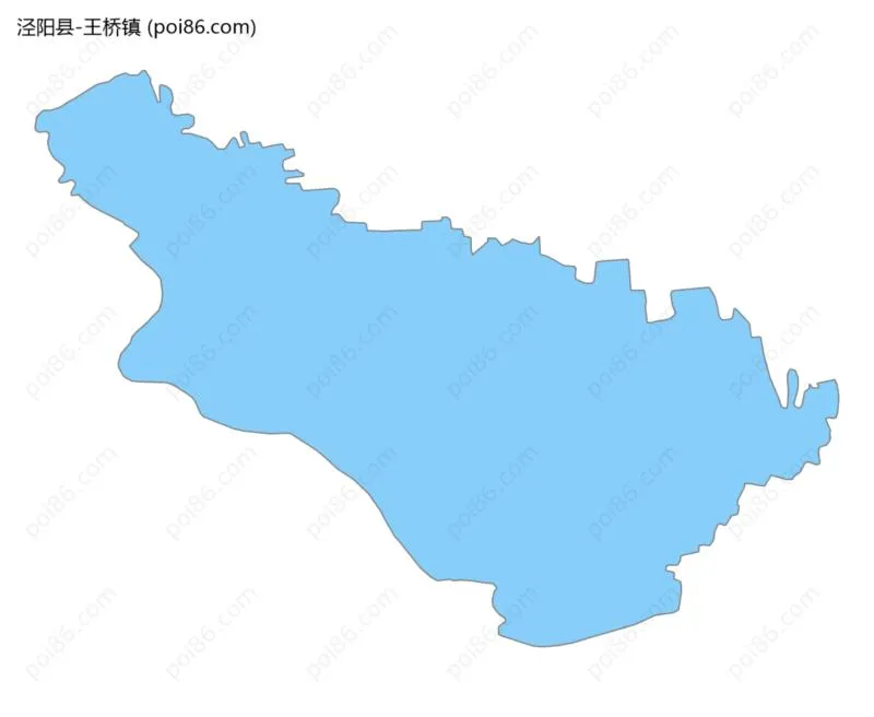 王桥镇边界地图