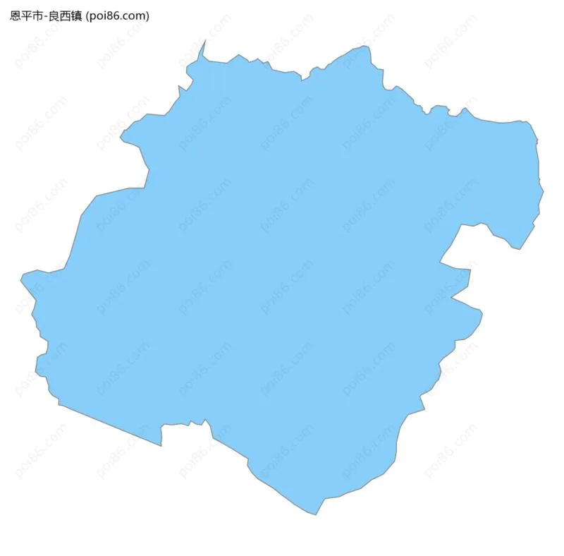 良西镇边界地图