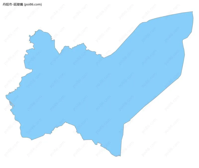 延陵镇边界地图