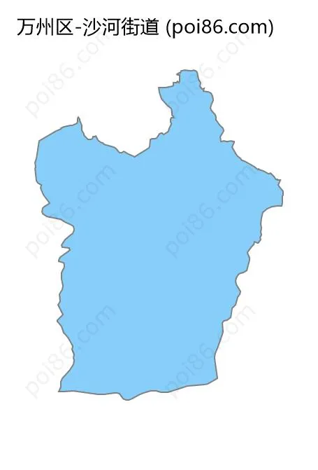 沙河街道边界地图