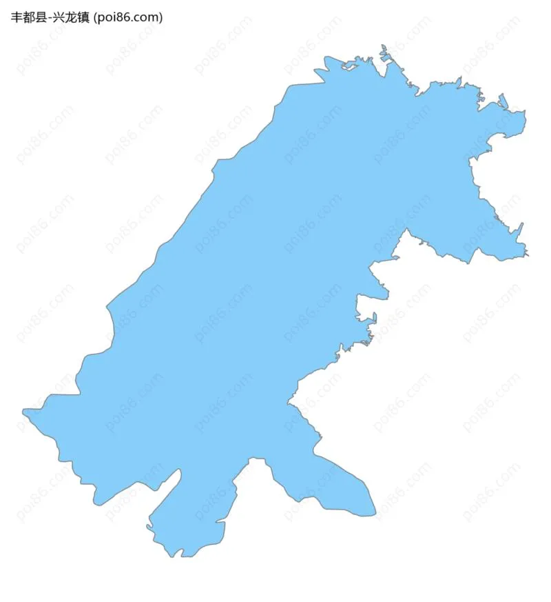 兴龙镇边界地图