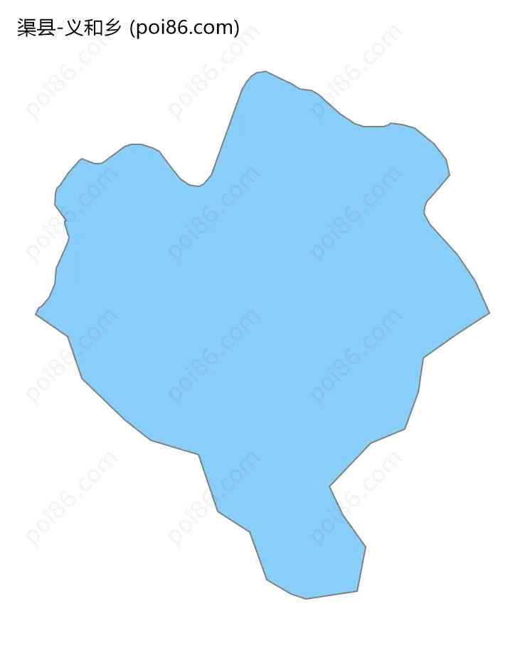 义和乡边界地图
