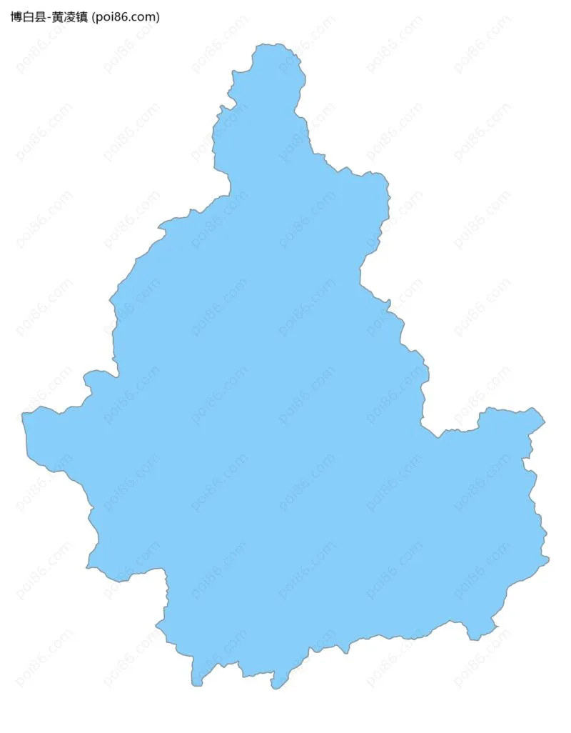 黄凌镇边界地图