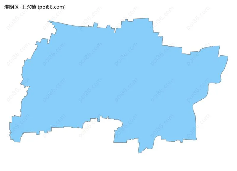 王兴镇边界地图