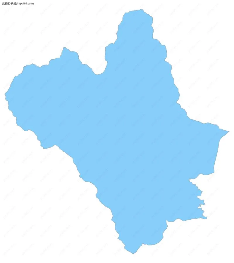 枫相乡边界地图