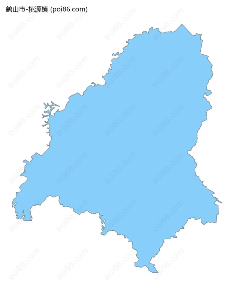 桃源镇边界地图