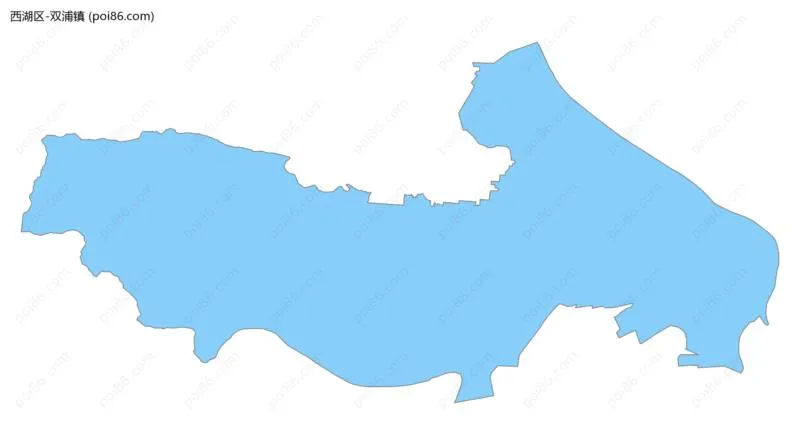 双浦镇边界地图