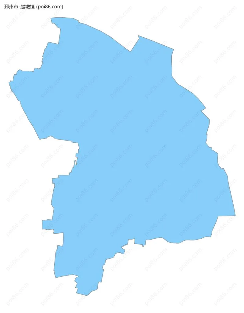 赵墩镇边界地图
