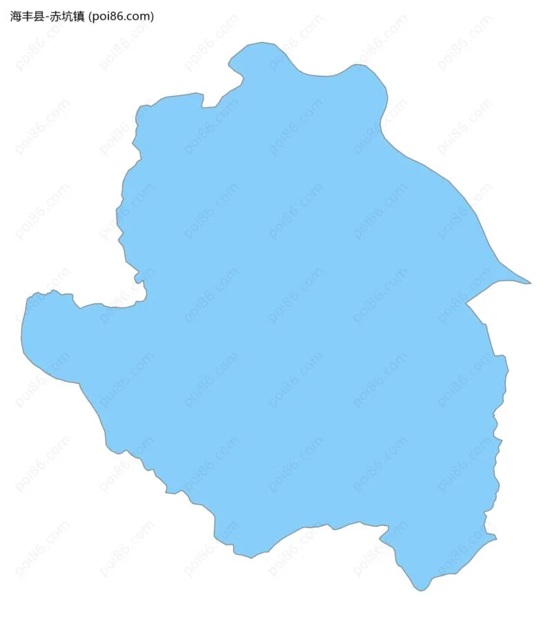 赤坑镇边界地图