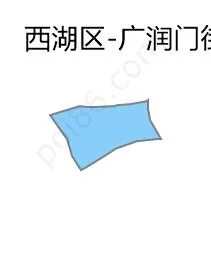 广润门街道边界地图