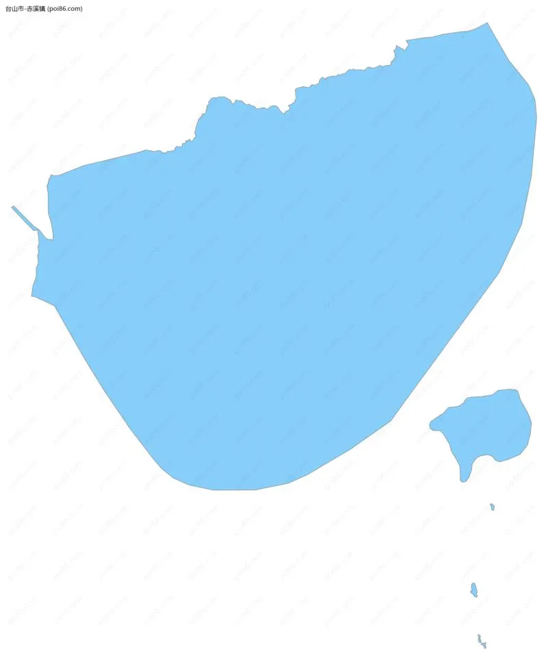 赤溪镇边界地图