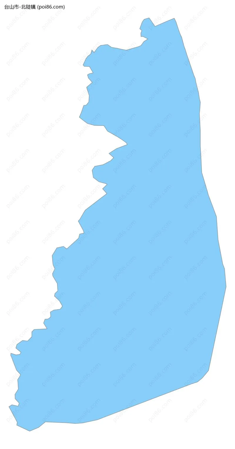 北陡镇边界地图