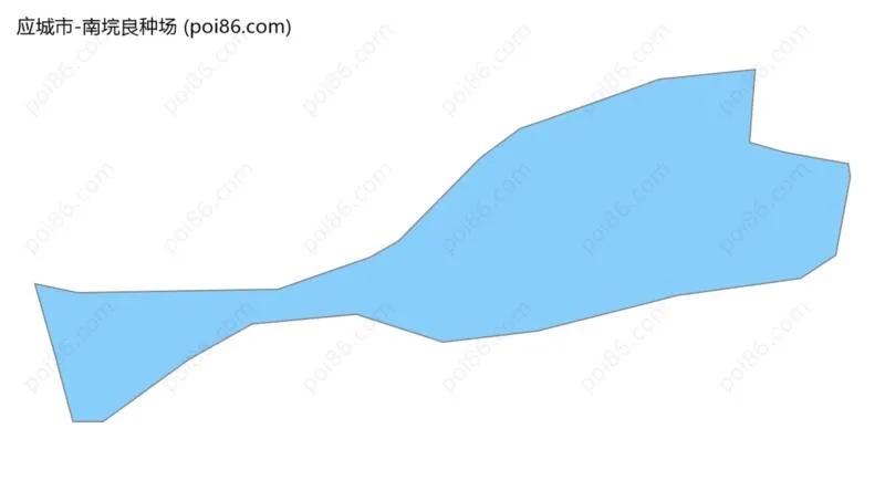 南垸良种场边界地图