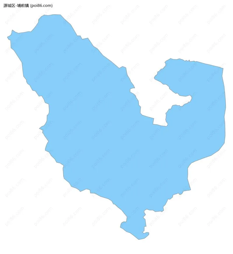 埔前镇边界地图