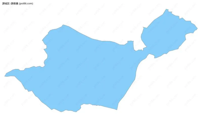 源南镇边界地图