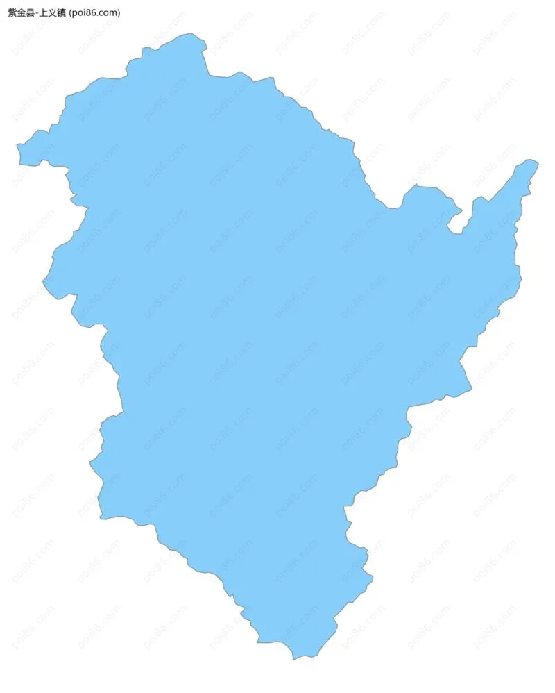 上义镇边界地图