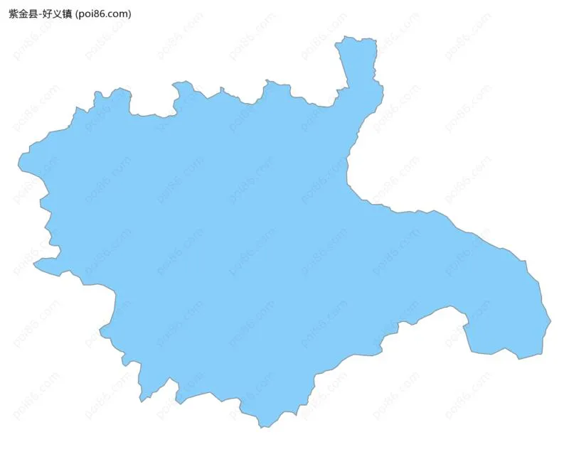 好义镇边界地图
