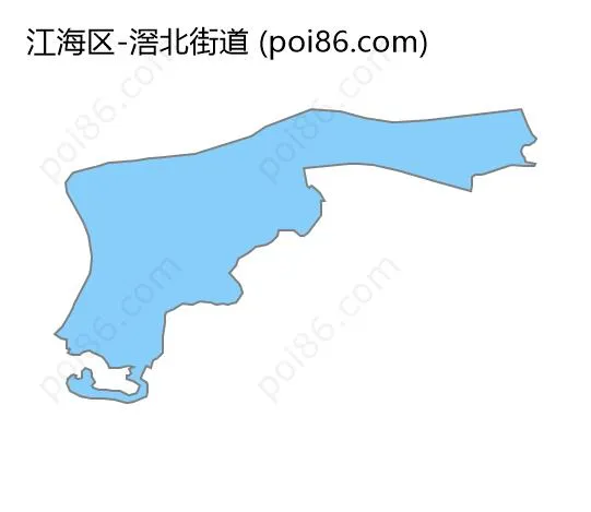 滘北街道边界地图