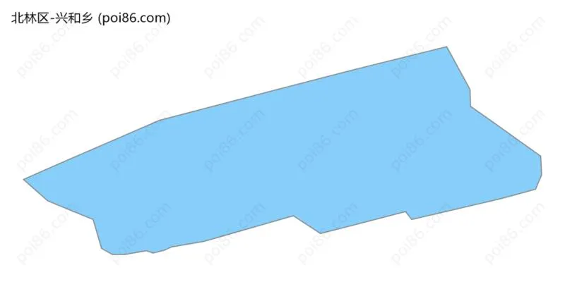 兴和乡边界地图