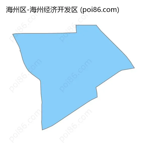 海州经济开发区边界地图