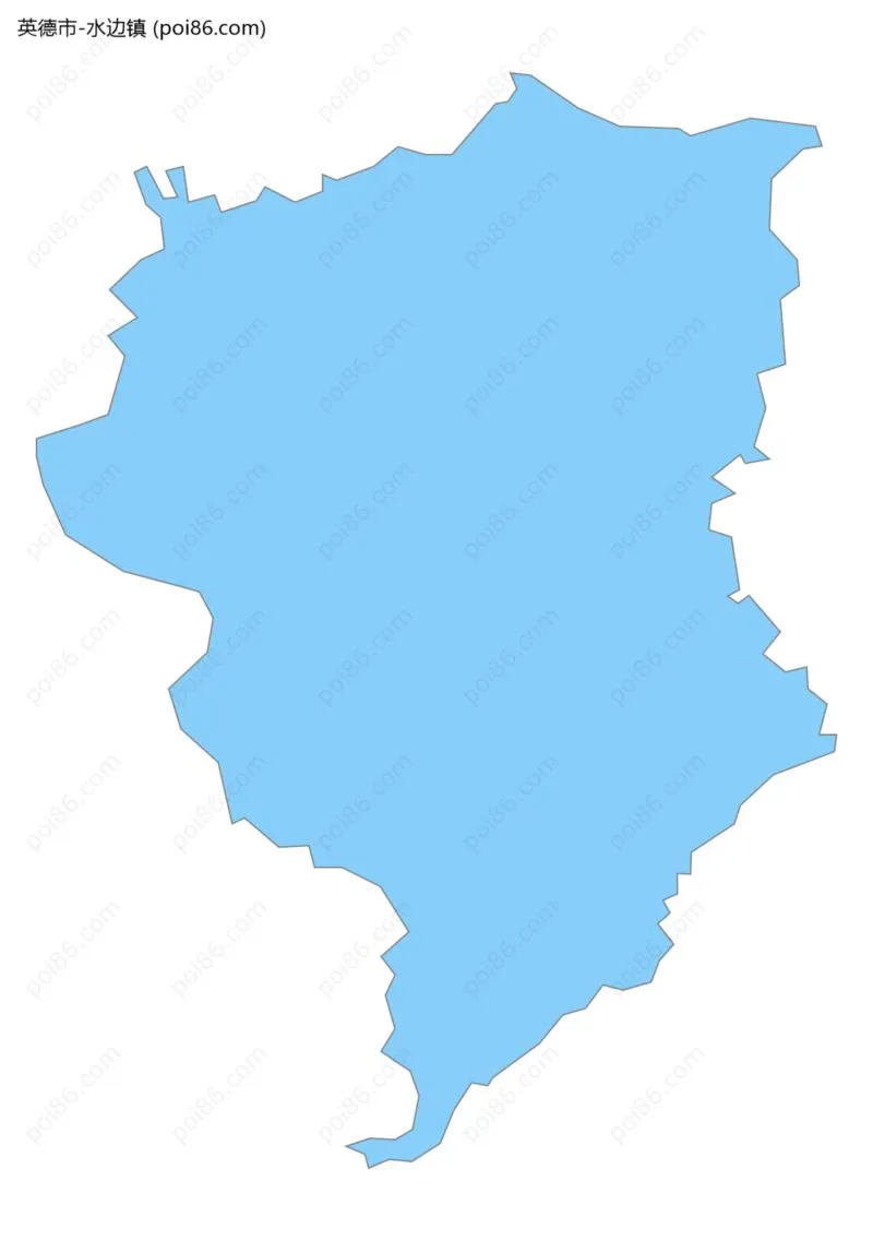 水边镇边界地图