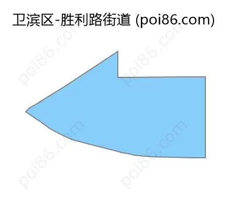 胜利路街道边界地图