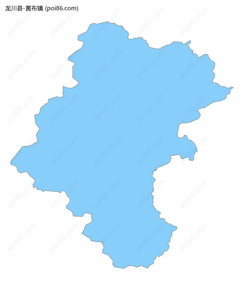 黄布镇边界地图