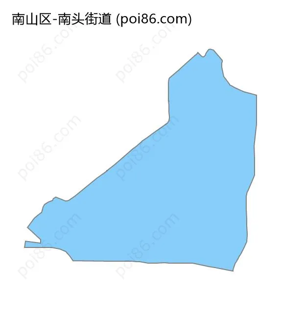 南头街道边界地图