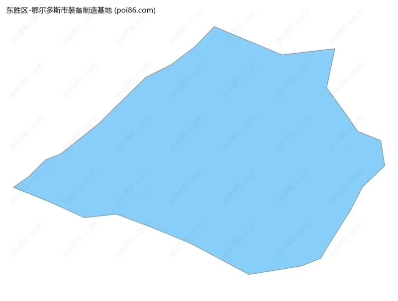 鄂尔多斯市装备制造基地边界地图