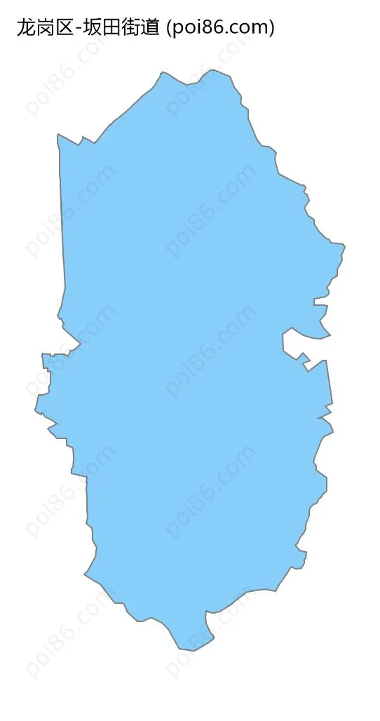 坂田街道边界地图