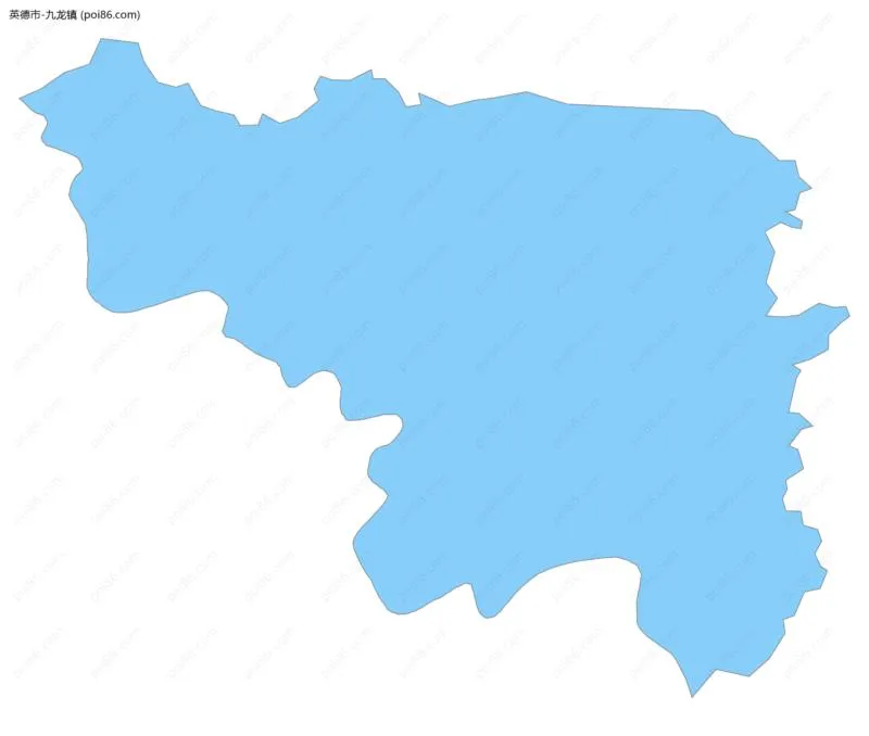 九龙镇边界地图