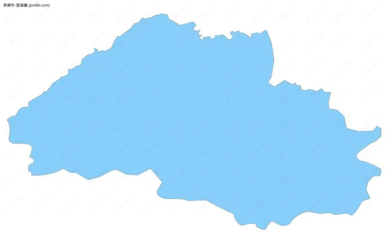 黎溪镇边界地图