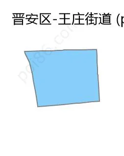 王庄街道边界地图
