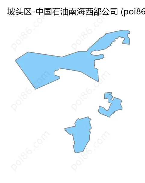 中国石油南海西部公司边界地图