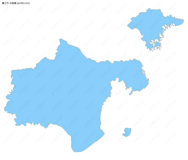 石角镇边界地图