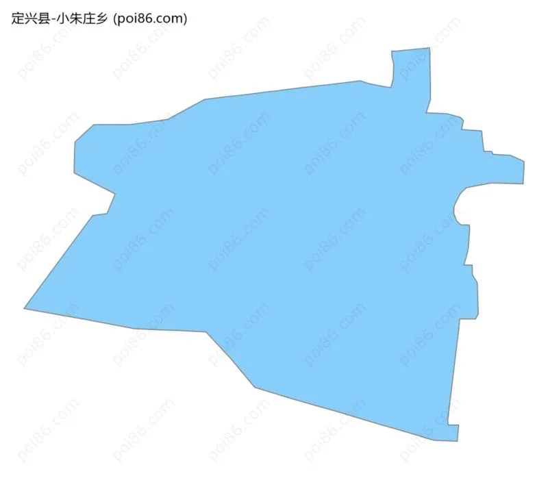 小朱庄乡边界地图